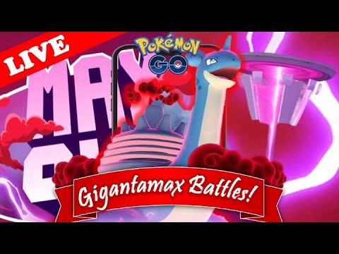 【🔴LIVE】キョダイマックスバトル: キョダイマックスラプラスが現れた!! 「✨色違いゲットだぜ!!✨」【ポケモンGO】