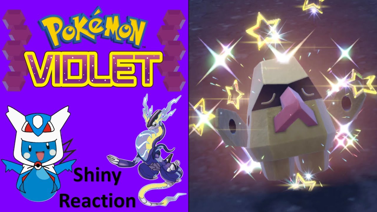 Pokemon Violet:  Shiny Nosepass Reactions