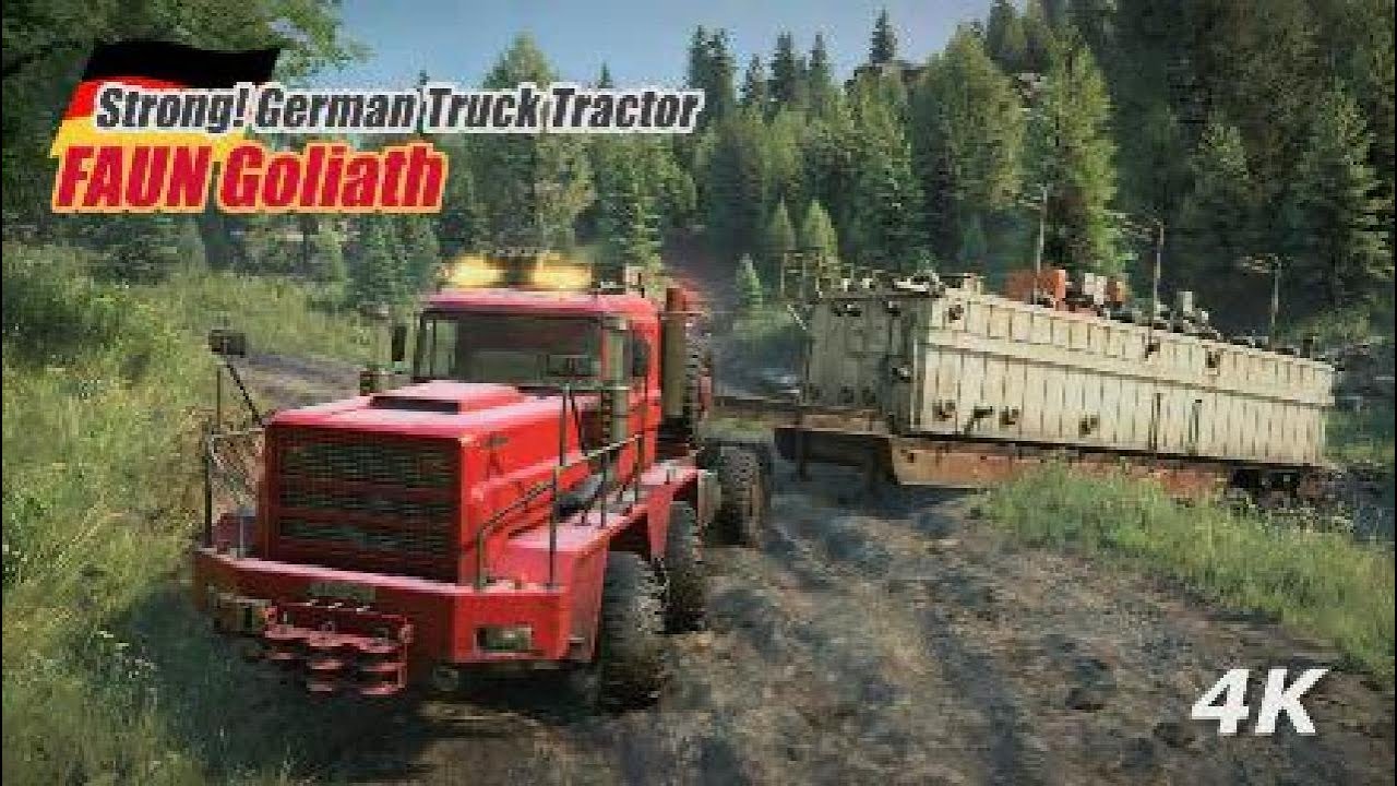 #53/SnowRunner Season14: Austria/ウンターフェルト/タスク/巻き添え/以前コイルドチュービング・セミトレーラーと干渉したので、今回はしっかりリアフェンダーを外しました！