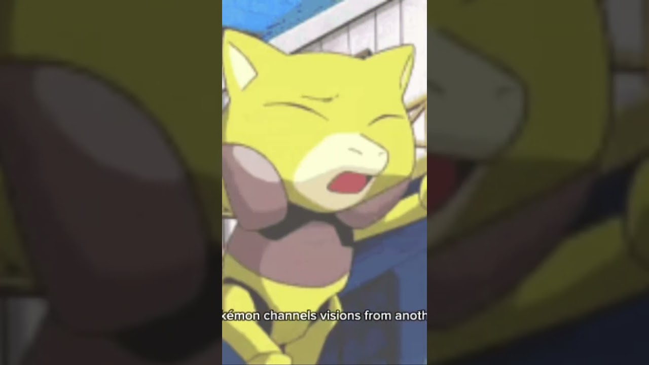 Abra sleeps endlessly—what truths could lie within its haunting dreams? 💤✨ #pokemon