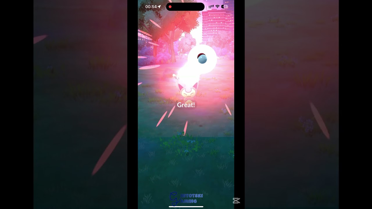 Pokemon GO - gintotski Catching Skitty
