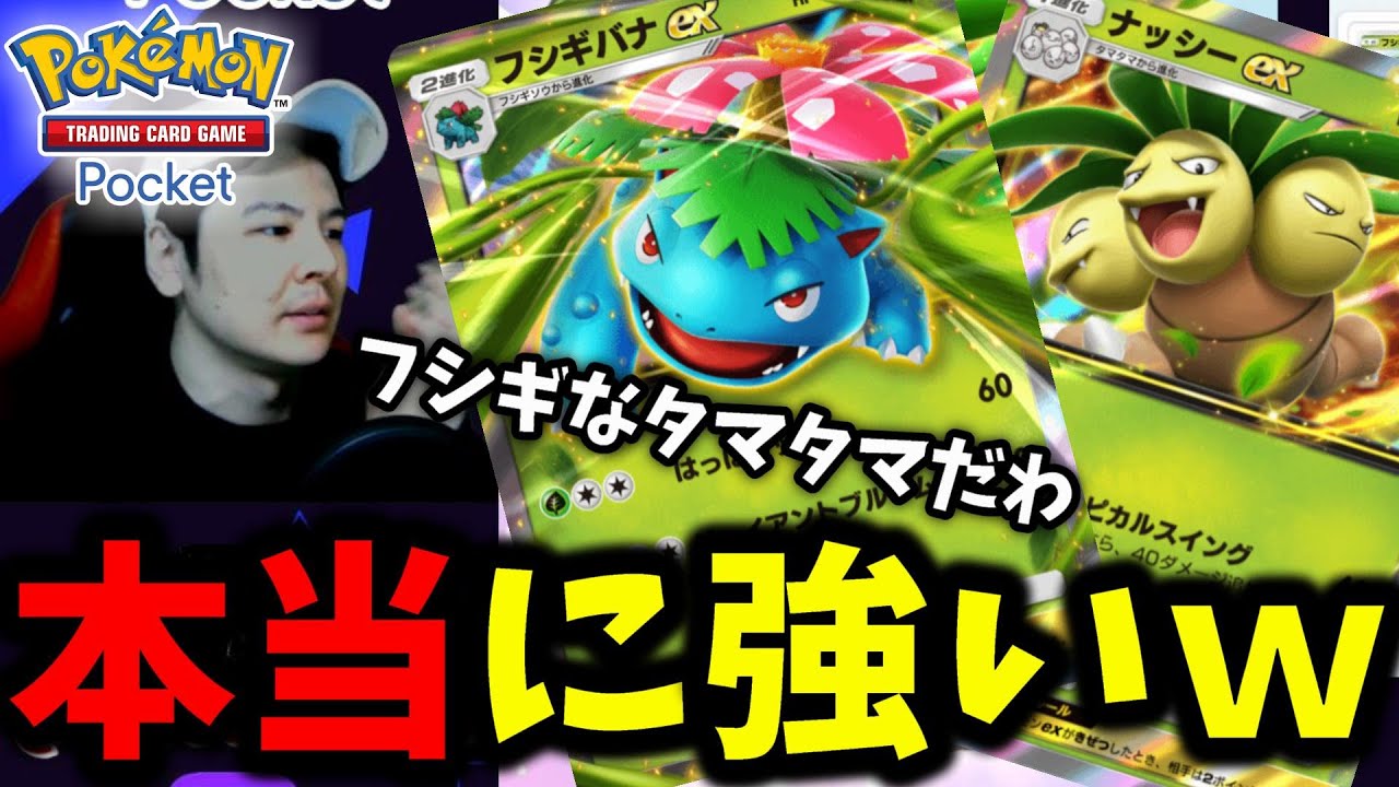 【ポケポケ】フシギバナ×ナッシーデッキがマジで強過ぎる!! ミュウツーも吹き飛ばします!!【Pokémon Trading Card Game Pocket】