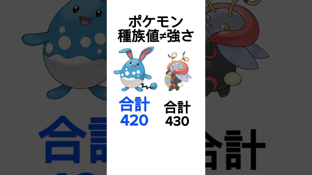 ※マリルリは2進化ポケモンです。 #ポケモンsv