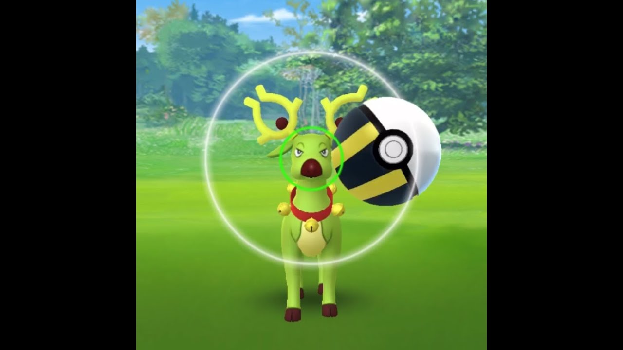 【Pokémon GO】色違い 出現50秒動画 ＃234 オドシシ(Holiday) ☆shiny☆#Shorts