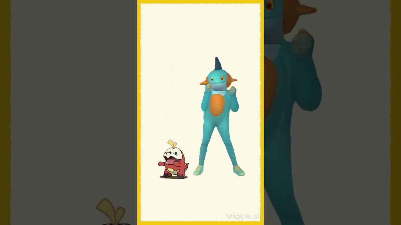 pokedance with Marshtomp #viggle #pokemon #pokedance #ヌマクロー #ポケモン