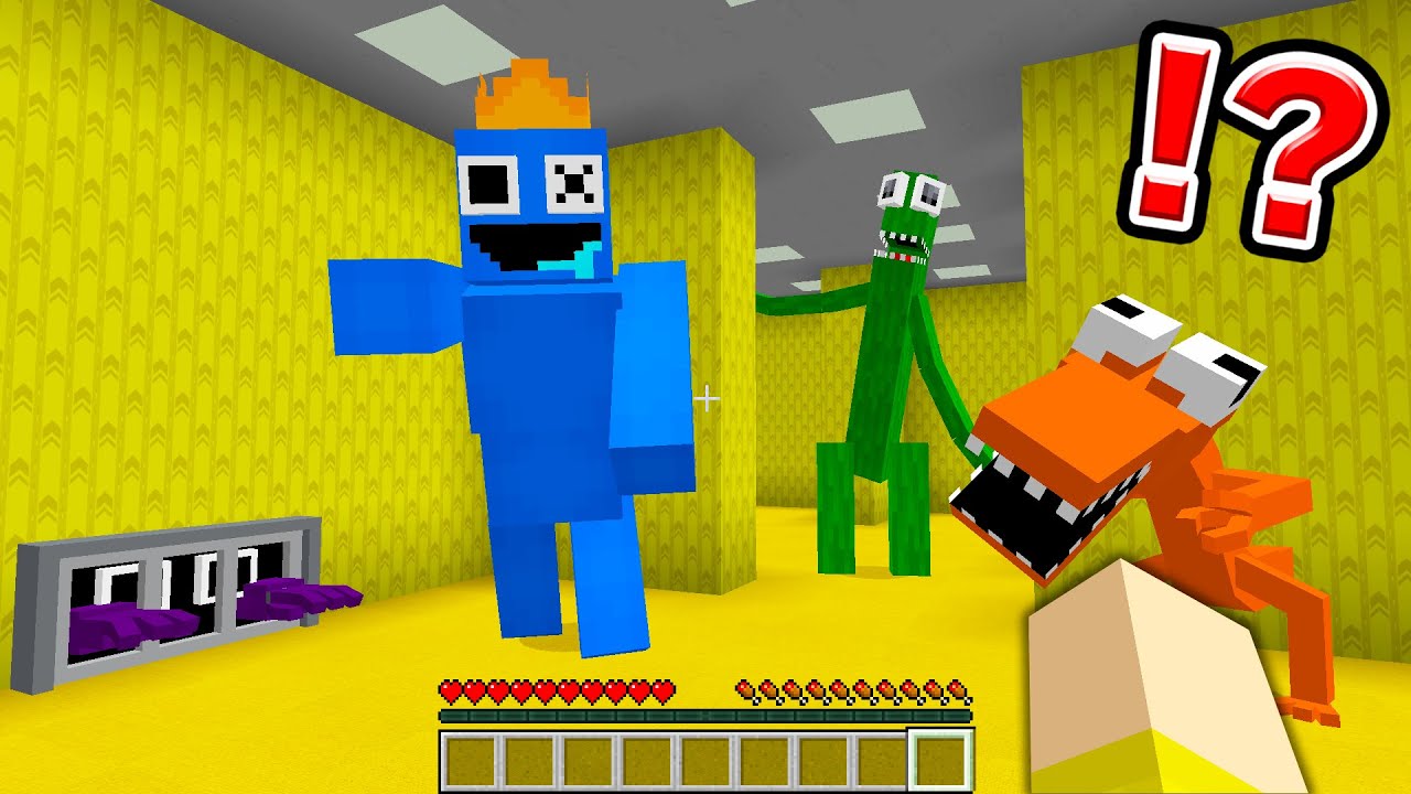 レインボーフレンズがいる迷路から脱獄する！【まいくら・マインクラフト】