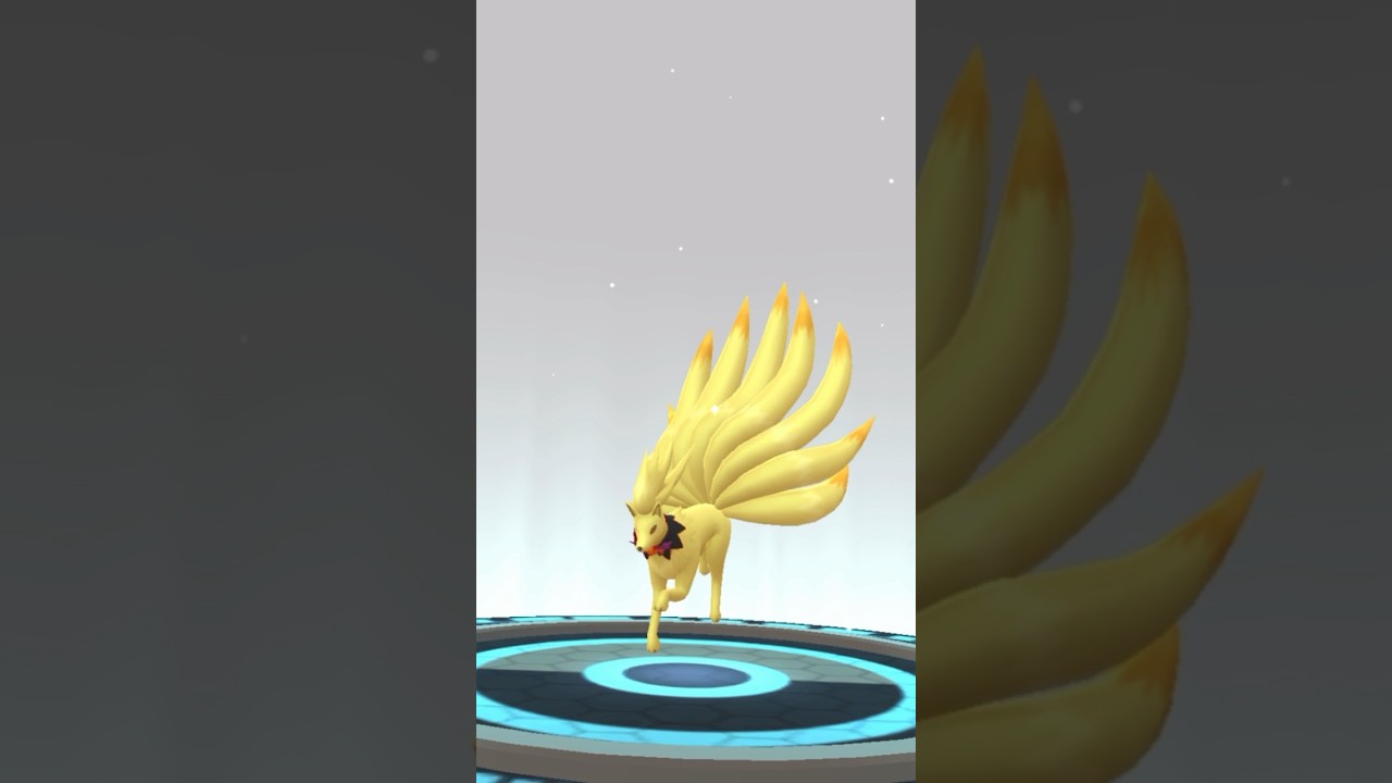 【 ポケモンgo 】ハロウィン ロコン → ハロウィン キュウコン 進化〜イベント限定ポケモンがそのまま進化珍しいですよね♪カッコ可愛いので記念 #pokémongo #ポケモンgo #vulpix
