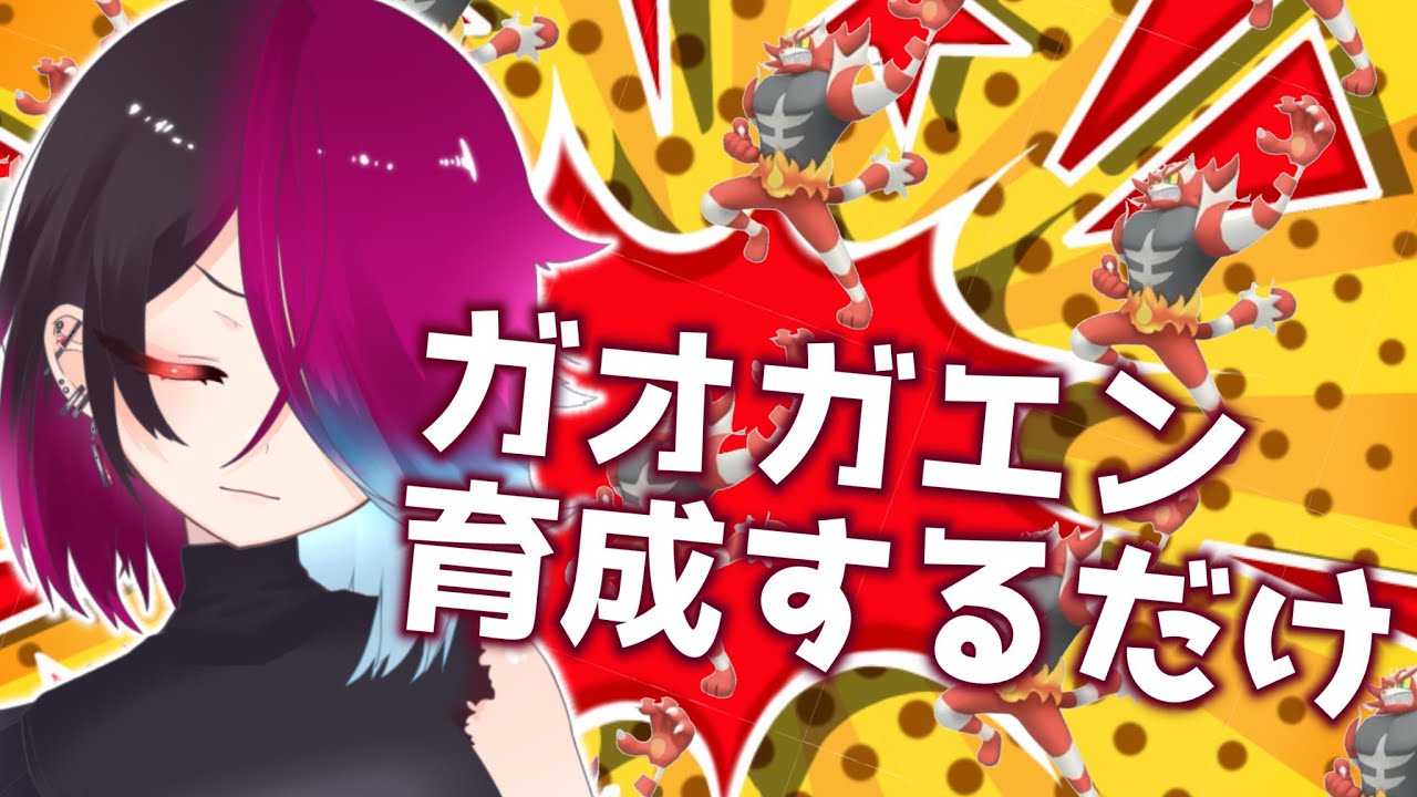 おしゃべりしようよ；；画面はガオガエン育成；；【ポケモンSV スカーレット バイオレット】