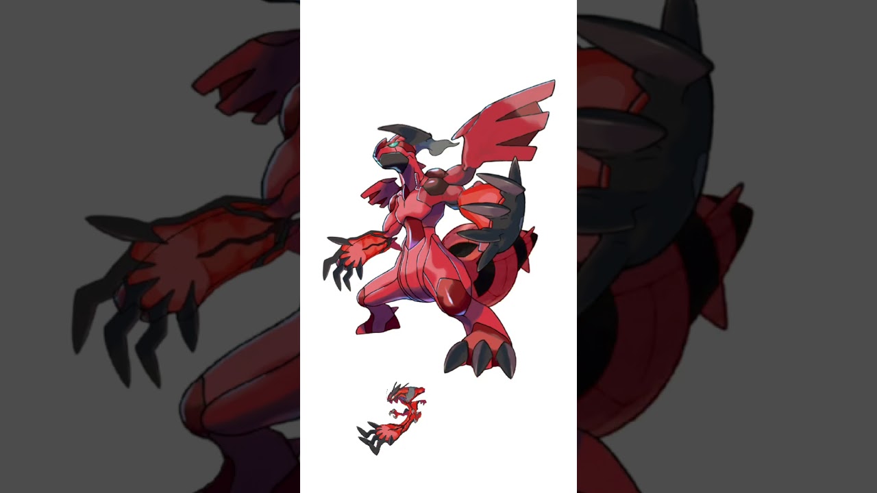 ゼクロム＋イベルタル合成。紅の破壊竜　#ポケモンフュージョン #改造ポケモン  #伝説のポケモン #最強ポケモン #pokemon