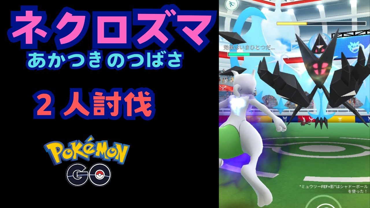 ネクロズマ２人討伐(月食)【ポケモンGO】