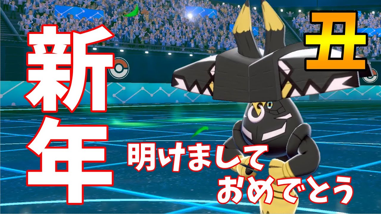 明けましておめでとうございます【ポケモン剣盾/SWSH/カプ・ブルル】