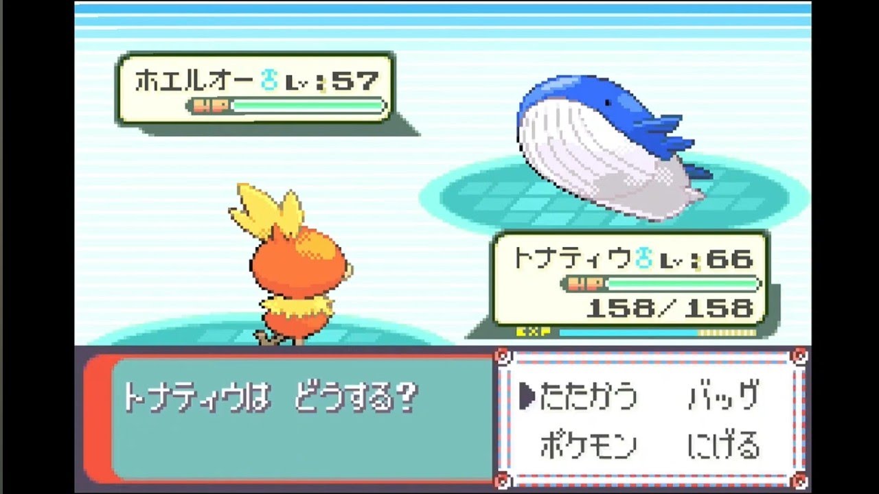 【ポケットモンスター エメラルド】アチャモ一匹旅で殿堂入り チャンピオン・ミクリ戦☆(途中から)