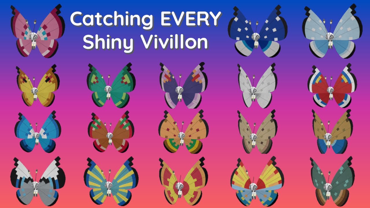 Shiny Hunting EVERY Vivillon Pattern (Pokémon Scarlet and Violet)