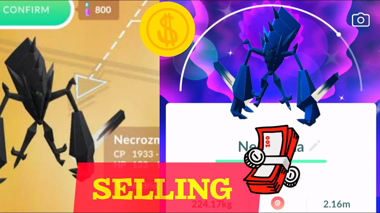 Shiny Necrozma Auction ✨ Live 🔴 Pokémon Go