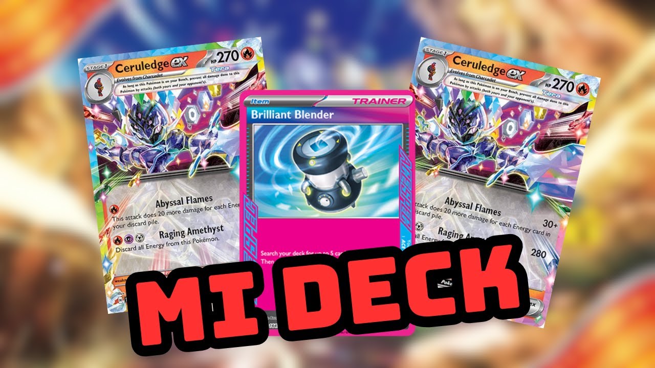 El mazo con el que fui al torneo, Ceruledge EX - Pokemon TCG