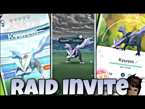 Latios and Kyurem Raid Invite Pokemon Go! #pokemon #pokemongo #pokémongo
