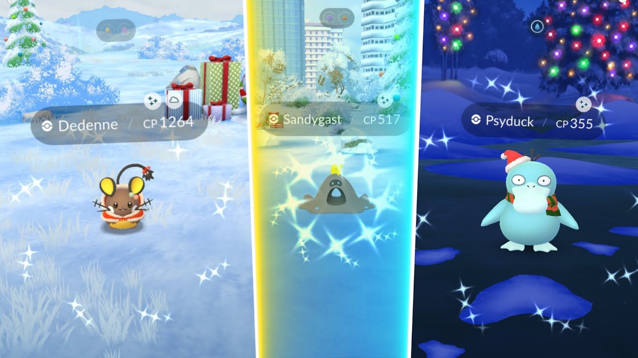 *NEW* HOLIDAY EVENT IS FINALLY HERE! NEED Shiny Sandygast / Shiny Costume Pokemon Spawns!