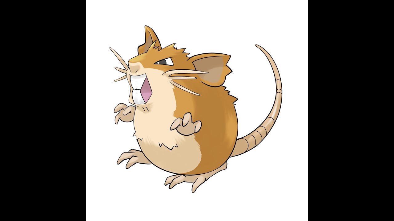 かいてみた ポケモン0020ラッタ