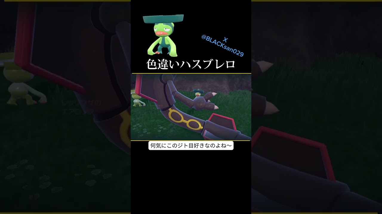 【ポケモンSV】すみません！この子踊らないんですが！！ #ポケモンsv #ポケットモンスター #色違い #色違い厳選 #碧の仮面 #ハスブレロ #ルンパッパ #shorts