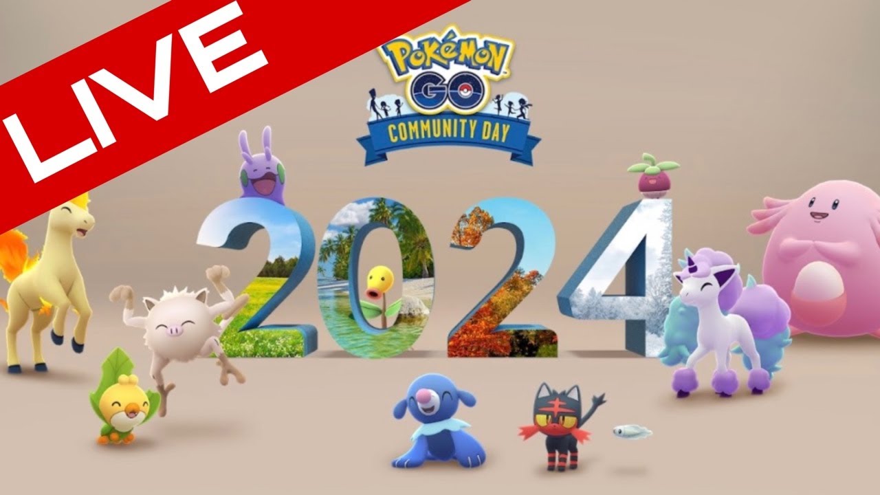 【🔴LIVE】コミュニティデイ2024ポケモン大量発生!! 「✨色違いポケモンゲットだぜ!!✨」【ポケモンGO】【Community Day!】