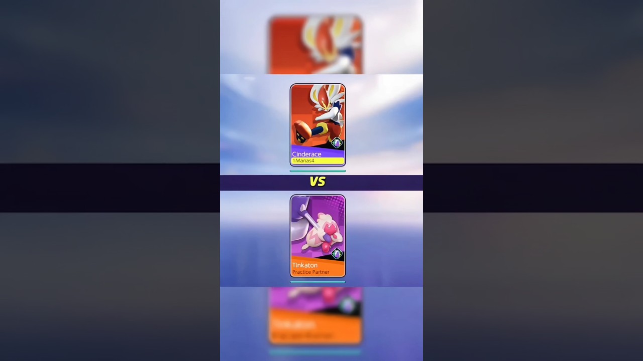 Pokemon unite Cinderace Vs Tinkaton new Pokemon #pokemon #pokemonunite #gaming #shorts