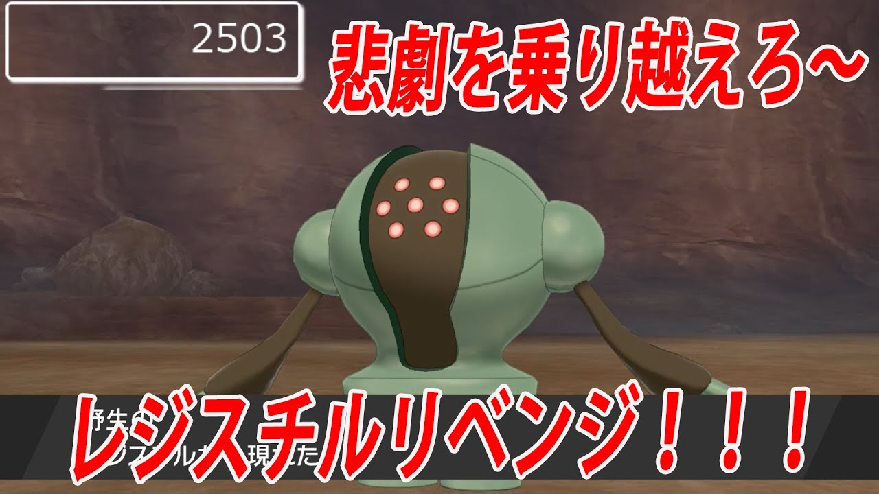【ポケモン剣盾】色違いレジスチル　リベンジ動画