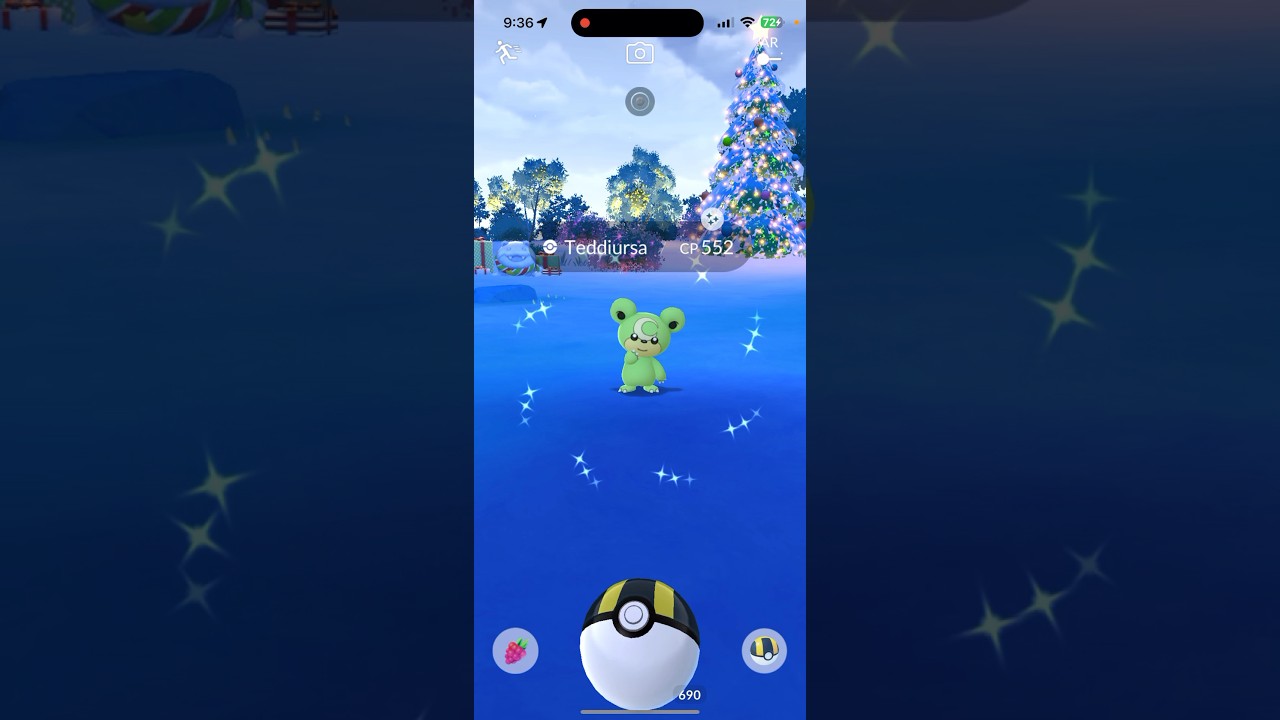 Forgot I had this Shiny ✨ on my research 🔬 I got a teddy bear 🧸 Teddiursa evolve it ✅ #pokemongo