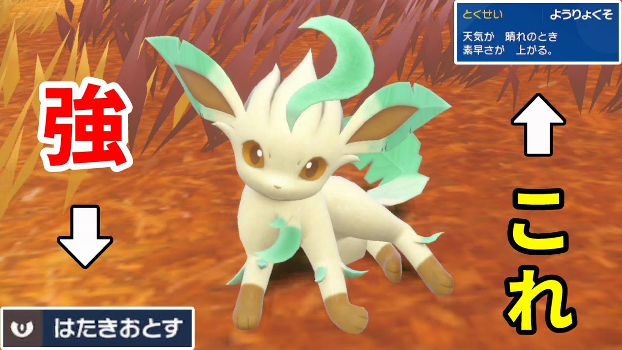 破壊神リーフィア【ポケモンSV対戦】