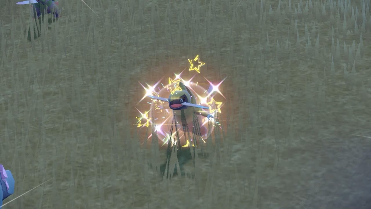 大量発生したメレシーとオノンドの色違いを捕まえた動画