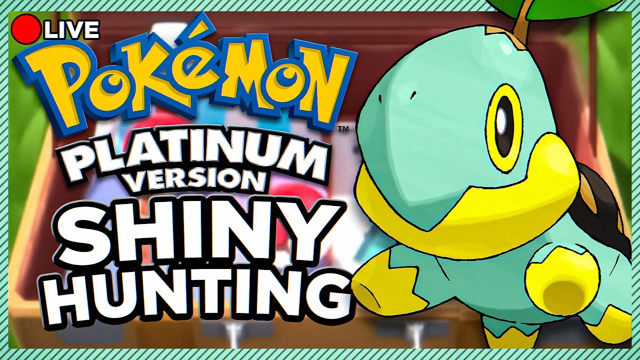 🔴 LIVE! Shiny Hunting TURTWIG in Pokémon Platinum!