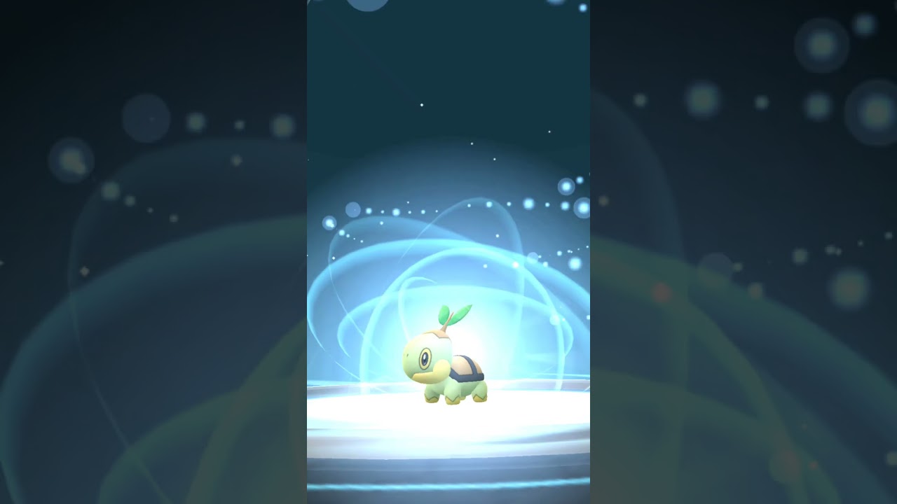 EVOLVING TURTWIG INTO GROTLE #shorts #gameplay #pokemongo