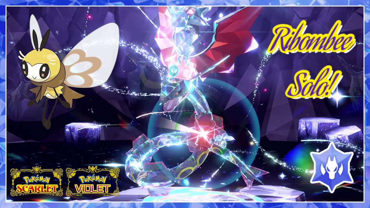 ✨Ribombee SOLO 5 Star Shiny Rayquaza Raid! - Pokémon Scarlet & Violet✨