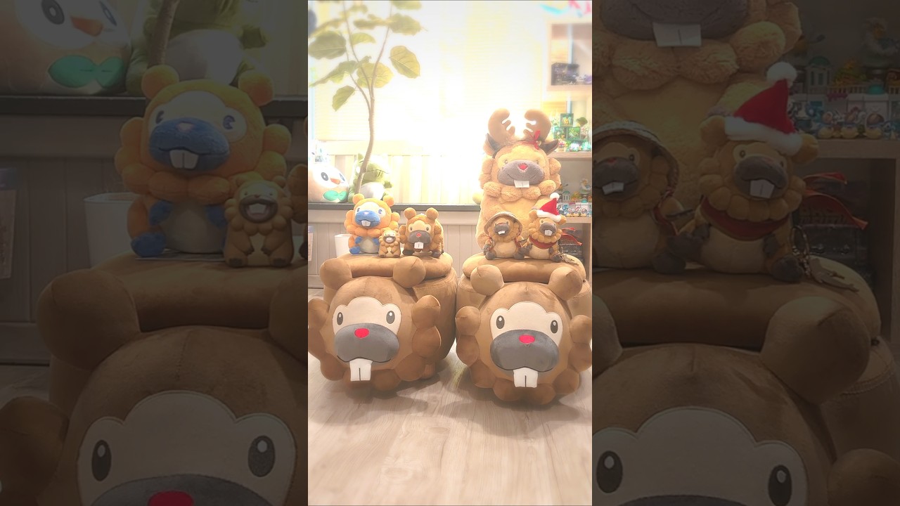 ビッパのスツールが届いた！Bidoof stools #ポケモン #shorts