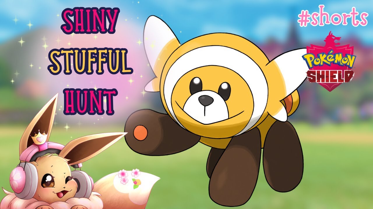 SHINY STUFFUL wild encounter hunt! (NEED 1 MORE!) | Pokémon Shield #shorts