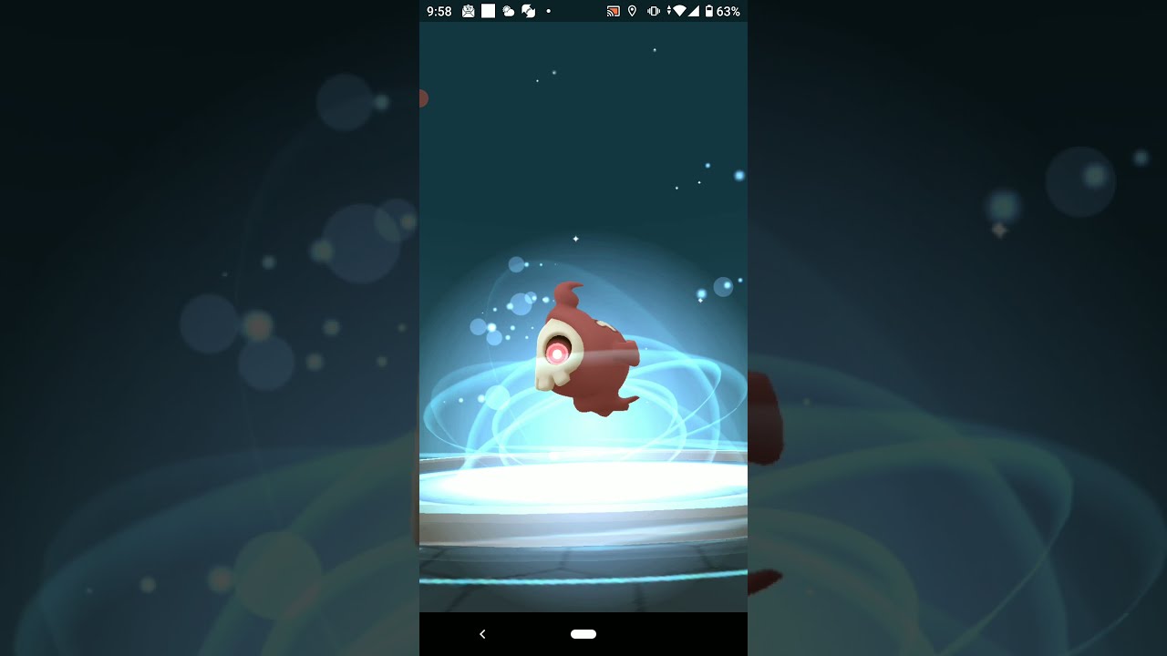 色違いヨマワルから色違いサマヨールへ進化