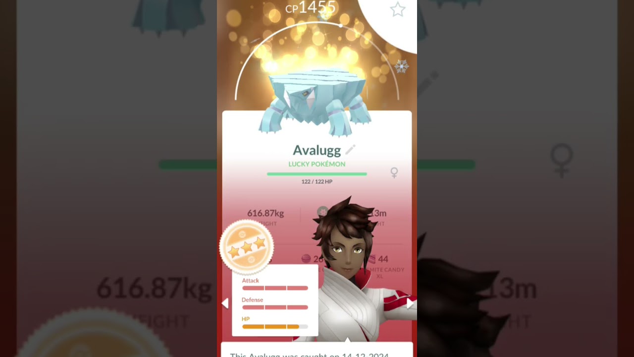 💫Lucky Bergmite family Pokemon go #pokemongo #trendingshorts #pokemongoshort #luckypokemon #india