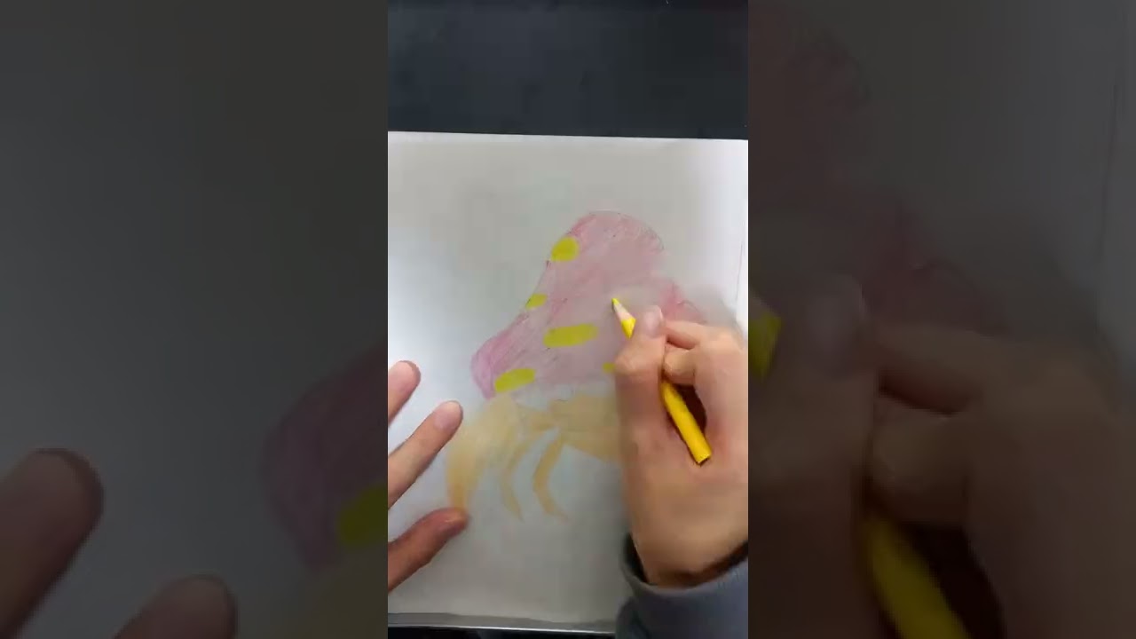 【初代151匹】ポケモン描けるかな？ 【68匹 パラセクト Parasect】 #Shorts