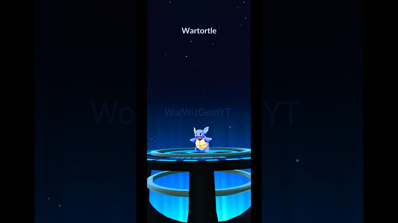 Squirtle Evolves into Wartortle Today in Pokemon GO #Shorts #PokemonGOGameplay