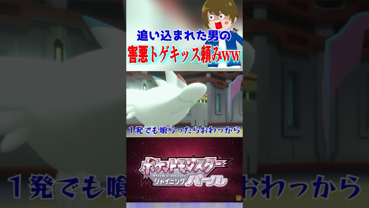 追い込まれて害悪トゲキッスに全てを賭ける初心者トレーナーww#shortsgame #ポケモンバトル #ポケモンダイパリメイク