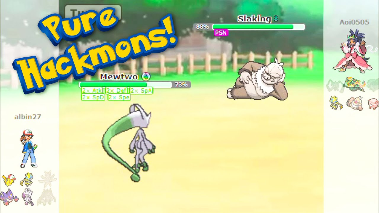 Pokemon Mewtwo Y vs Slaking | Pure Hackmons