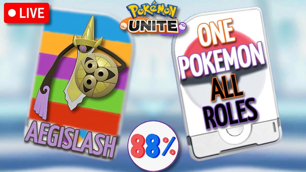 ALLMIGHTY AEGISLASH! - One Pokémon, All Roles in Pokémon Unite #1