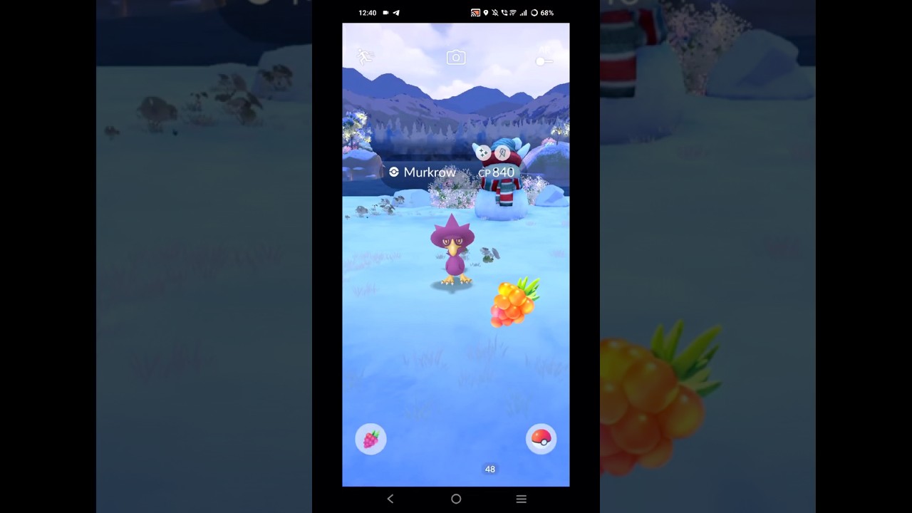 I found shiny ✨ murkrow Pokémon #pokemongo #pokemon