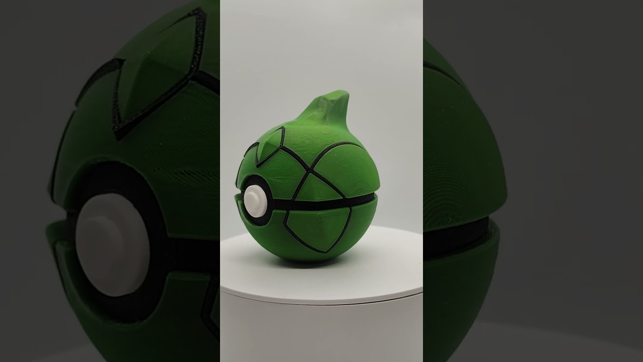 Metapod used harden and turned into a ball #pokemon #3dprinting #pokeball #3d #3dprint