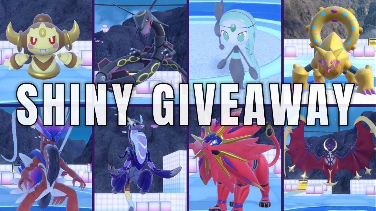SHINY EVENT RAYQUAZA + HOME MELOETTA & MORE GIVEAWAY!! - Special Pokemon Scarlet & Violet Giveaway 1