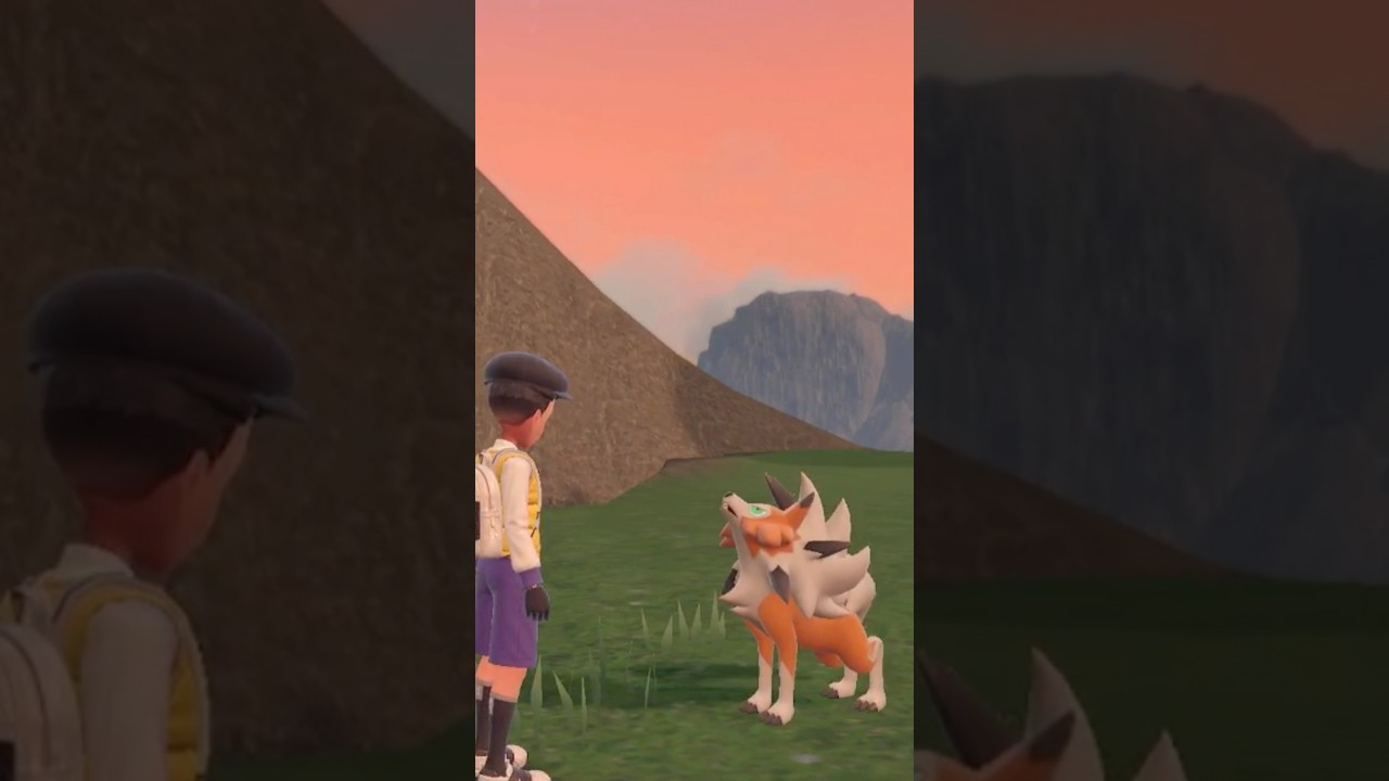 Pokémon Scarlet and Violet - How to evolve Rockruff into Dusk Form Lycanroc #johndgaming #pokemon