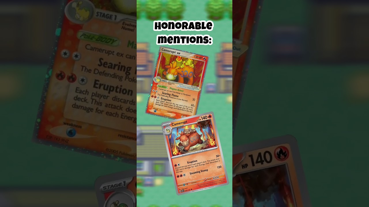 Best Pokemon card: Camerupt edition! #pokemon #pokemoncards #pokemontcg #shorts