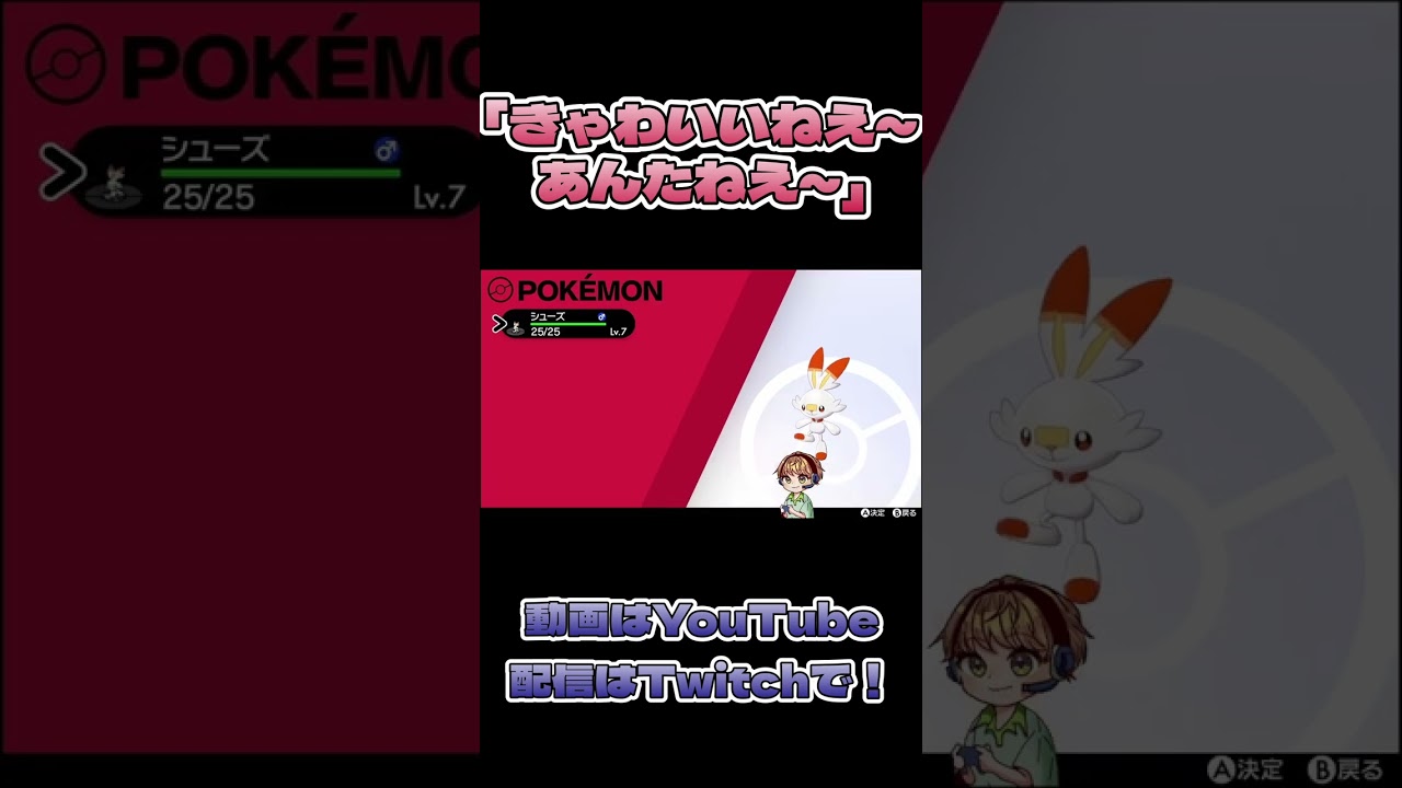 ヒバニーに愛おしみを感じた瞬間 #shorts #ポケモン #pokemon #ポケモン剣盾