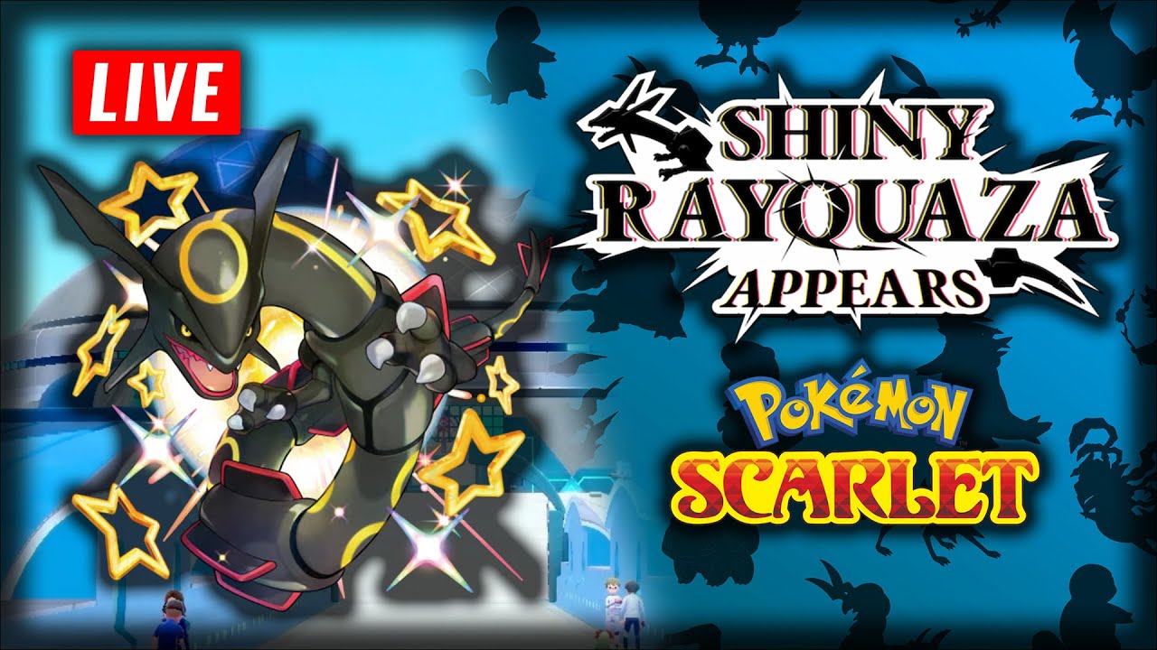 🔴 LIVE 🔴 Shiny Rayquaza Tera Raids #live #pokemon