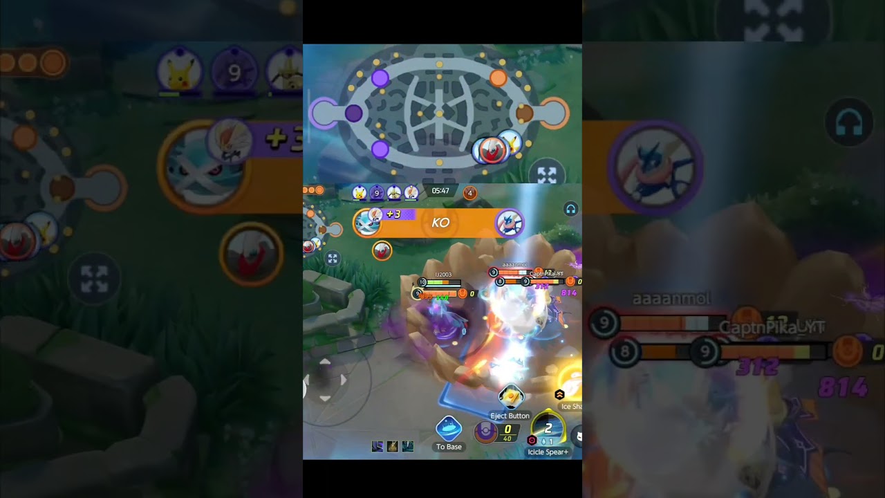 Very Close Call 🥶 #pokemonunite #ijgaming #glaceon #escape