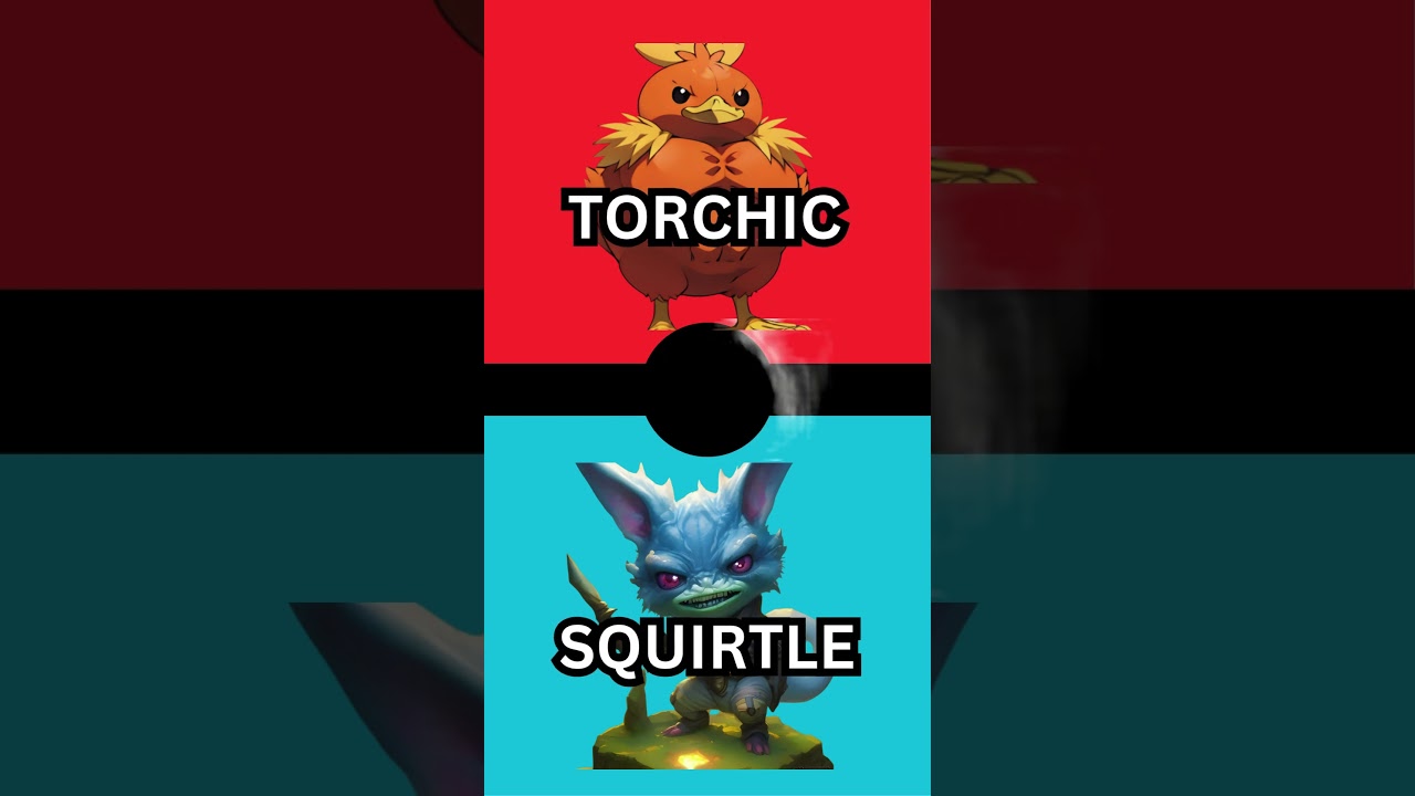 Torchic vs Squirtle: Fiery Speed Meets Watery Resilience!